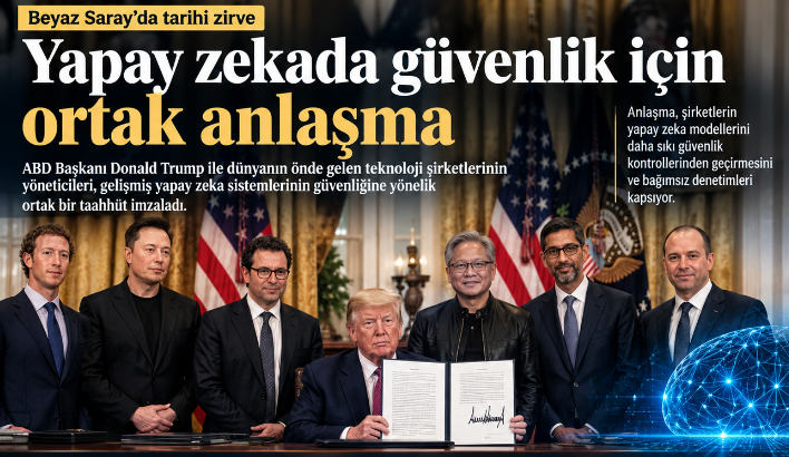Beyaz Saray'da yapay zeka anlaşması: Teknoloji devleri güvenlik için ortak taahhütte bulundu