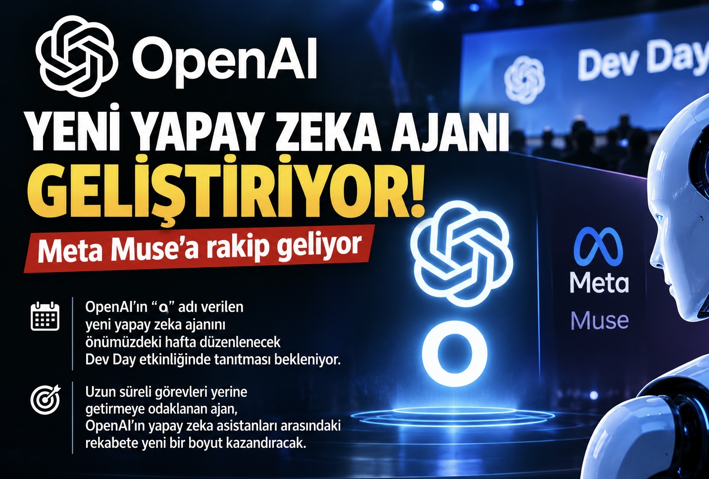 OpenAI’dan yapay zeka ajanı hamlesi: Meta Muse’a rakip geliyor