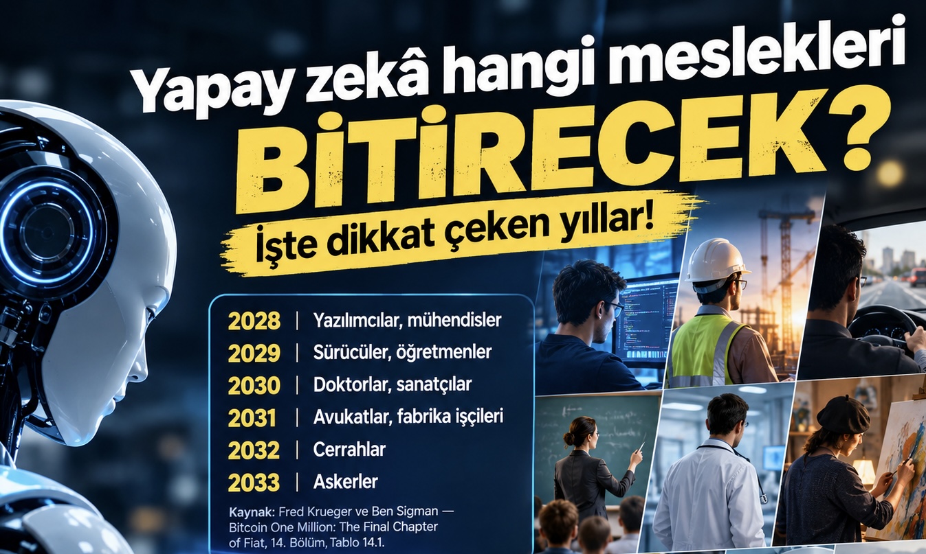 Yapay zekâ hangi meslekleri bitirecek? İşte dikkat çeken yıllar!